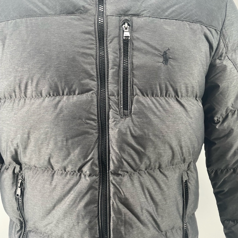 Polo by Ralph Lauren Boys Charcoal Black Puffer Coat - Picture 2 of 10